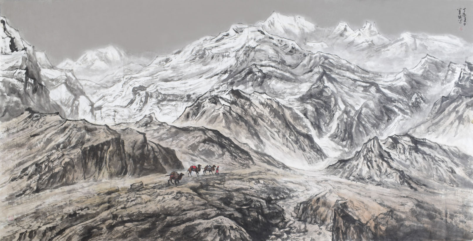 丝路（中国画、137x68cm、2017年陈军琪画）副本.jpg